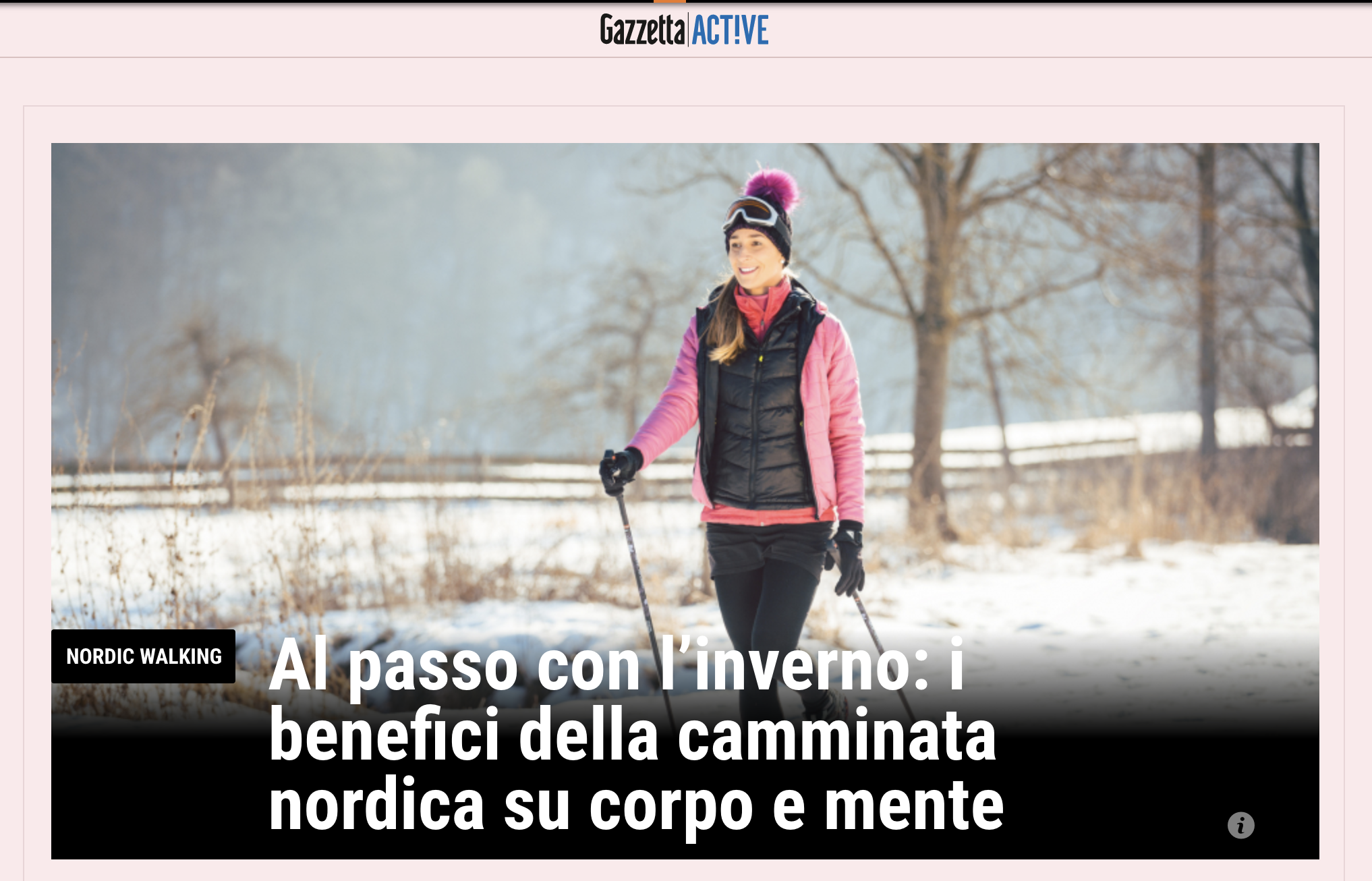 Gazzetta dello sport Nordic Walking